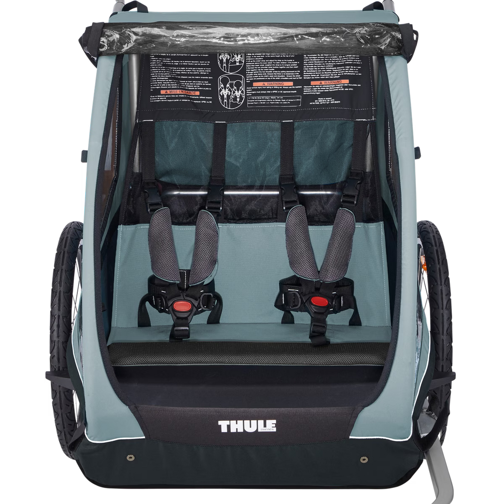 Thule Coaster XT Dubbelzit Fietstrailer | Soft Blue