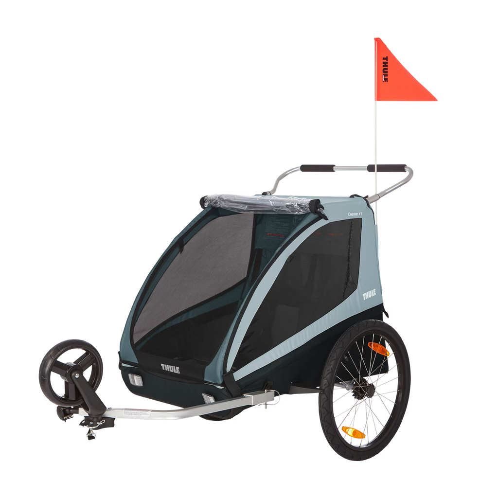Thule Coaster XT Dubbelzit Fietstrailer | Soft Blue