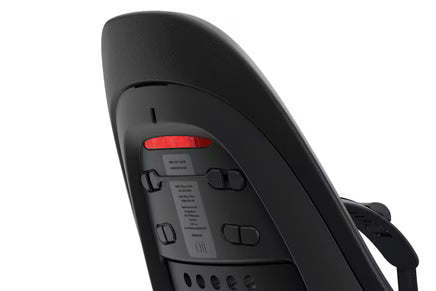 Thule Yepp 2 MIK HD Fietsstoel Achterop Bagagedrager Montage | Midnight Black