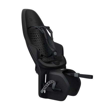 Thule Yepp 2 MIK HD Fietsstoel Achterop Bagagedrager Montage | Midnight Black