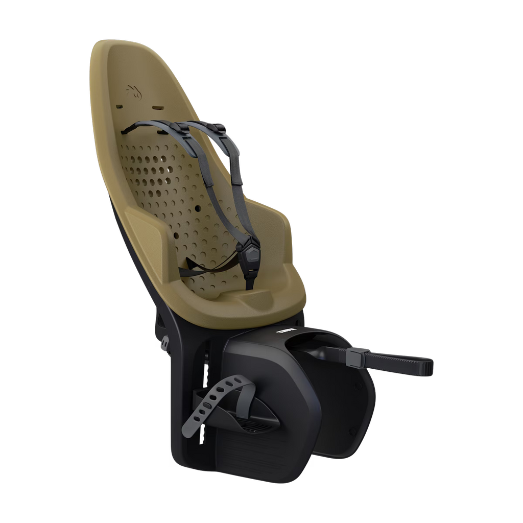 Thule Yepp 2 Maxi Fietsstoel Achterop Bagagedrager Montage I Nutria Green