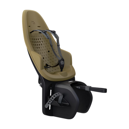 Thule Yepp 2 Maxi Fietsstoel Achterop Bagagedrager Montage I Nutria Green