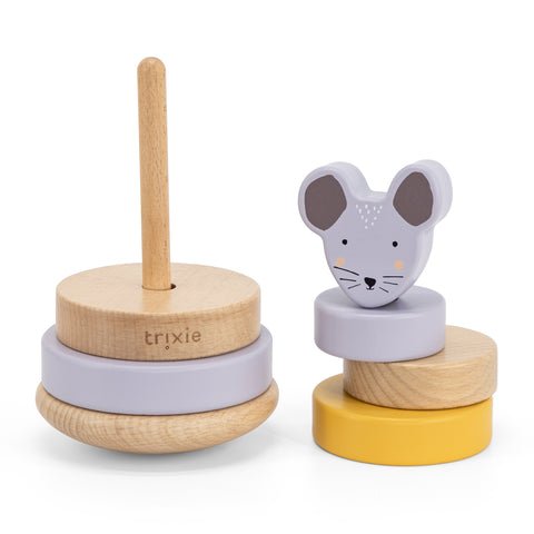 Trixie Wooden Stacking Animal Stapeltoren | Mrs. Mouse *