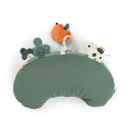Done By Deer Activiteiten Tummy Time  Kussen | Tiny Farm Green