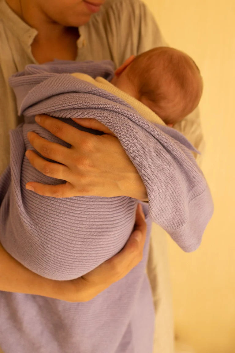 Hvid Dekentje Gust | Lilac