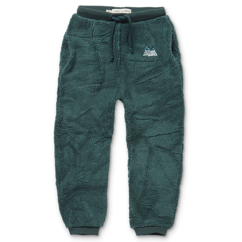 Sproet & Sprout Sweatpants Teddy Mountains | Smoke Pine
