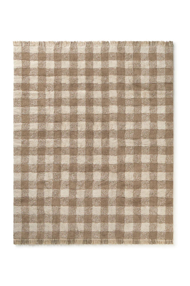 Lorena Canals Machine Wasbaar Tapijt 90x120 cm | Vichy Marron