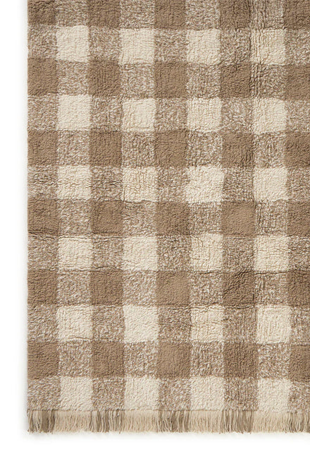 Lorena Canals Machine Wasbaar Tapijt 90x120 cm | Vichy Marron