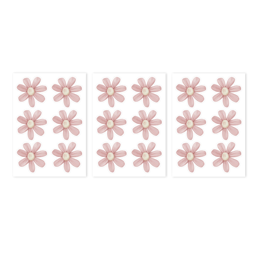 Little Dutch Muurstickers Bloemen 3 vellen | Fairy Garden