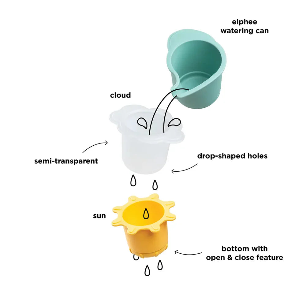Done By Deer Badspeelgoed Stapelbekers | Elphee Powder