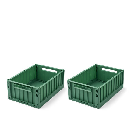 Liewood Weston Storage Box M 2-Pack | Dusty Ivy