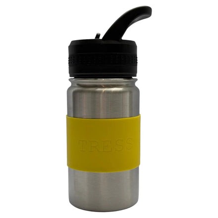 Tress RVS Drinkfles 300 ml | Smile Yellow