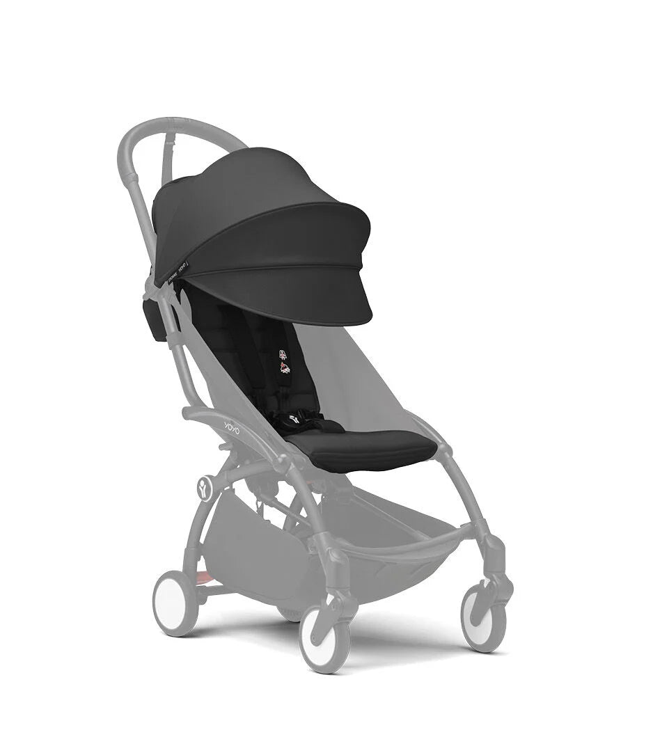 * Stokke® YOYO 3 6+ color pack Lichte Plooibuggy | Zwart