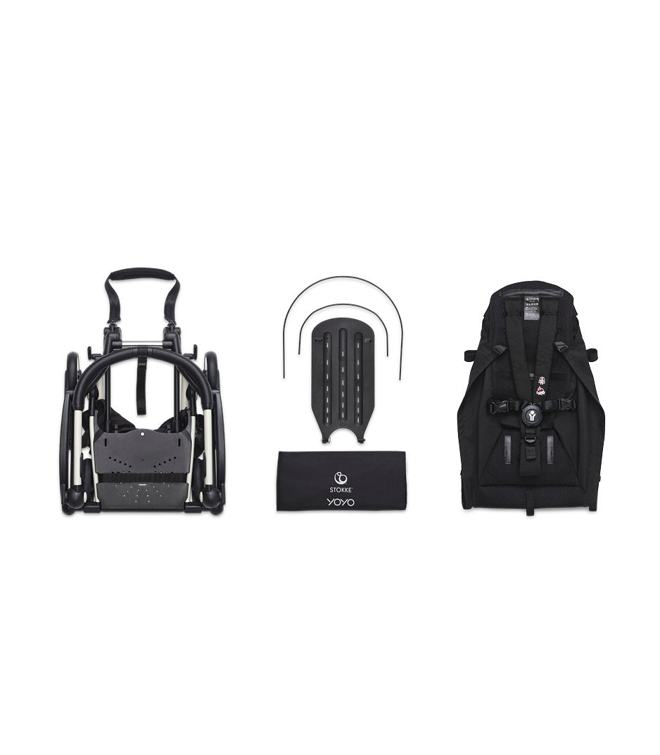 * Stokke® YOYO 3 Frame Lichte Plooibuggy | Zwart