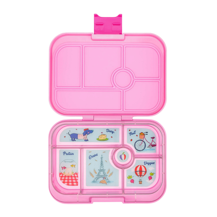 Yumbox Original 6 vakken Lekvrije Lunchbox | Power Pink Paris