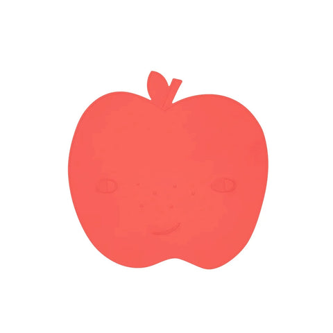 OYOY Siliconen Placemat Yummy Apple | Cherry Red