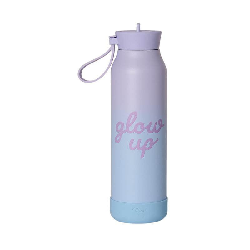 Citron Thermische Drinkfles 500ml | Purple Blue Glowup