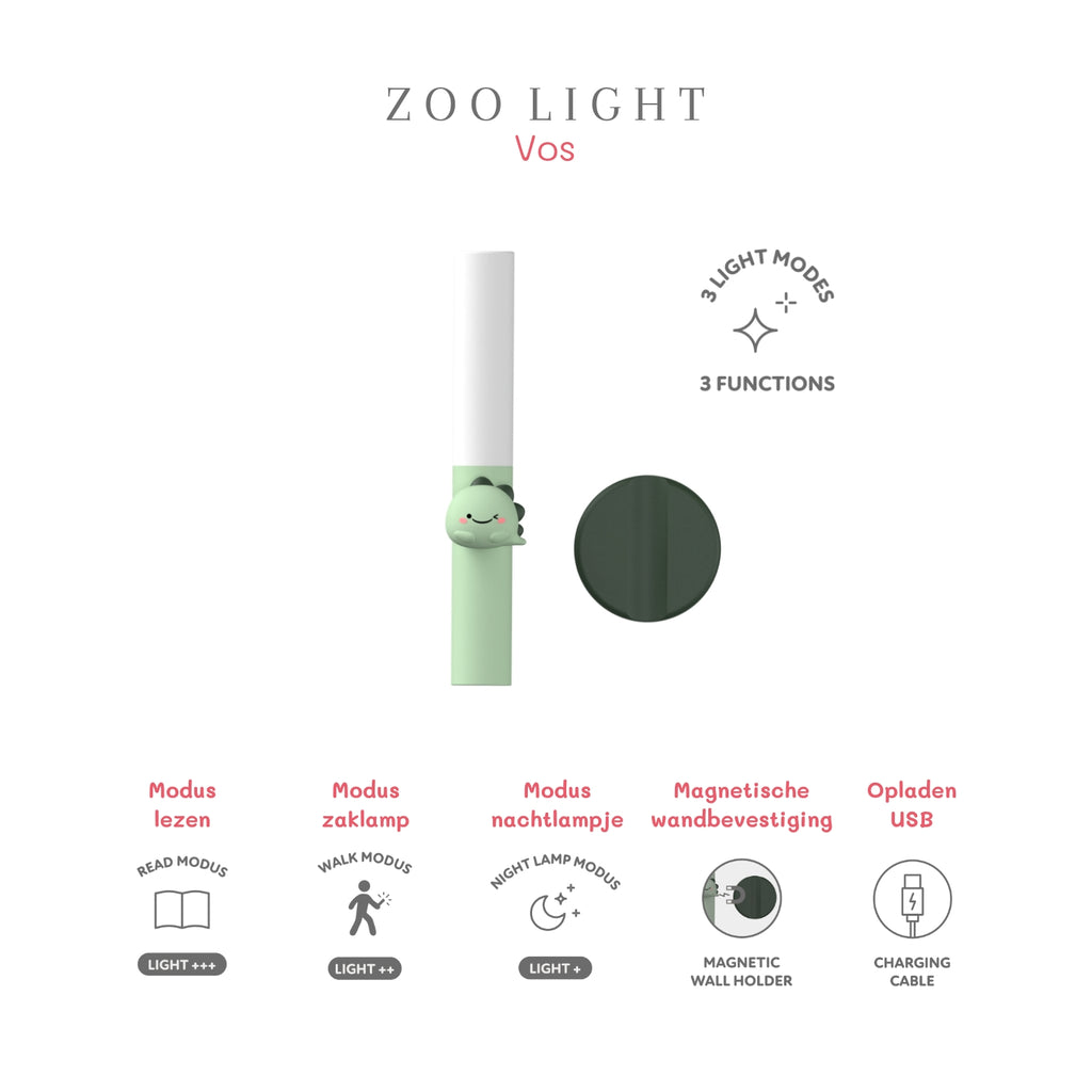 The Zoofamily Zoo Light Zaklamp | Dino