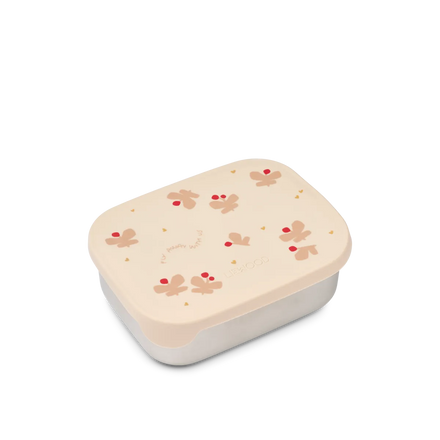 Liewood Arthur Printed Lunchbox | Butterfly / Apple Blossom