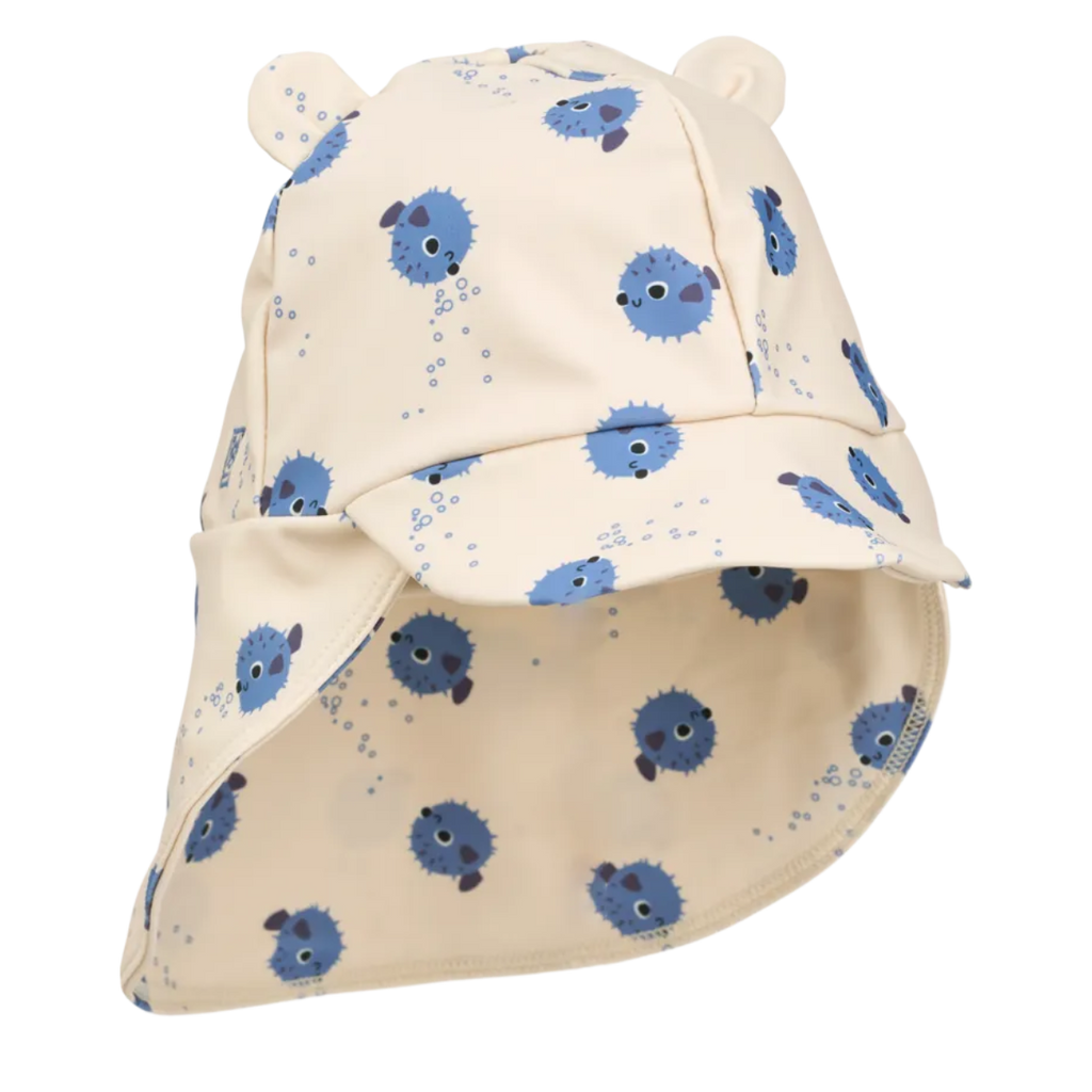 Liewood Senia UV Zonnehoedje Met Oortjes | Pufferfish / Sandy