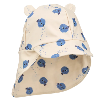 Liewood Senia UV Zonnehoedje Met Oortjes | Pufferfish / Sandy