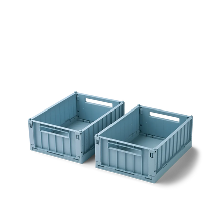 Liewood Weston Storage Box S 2-Pack | Beach Blue