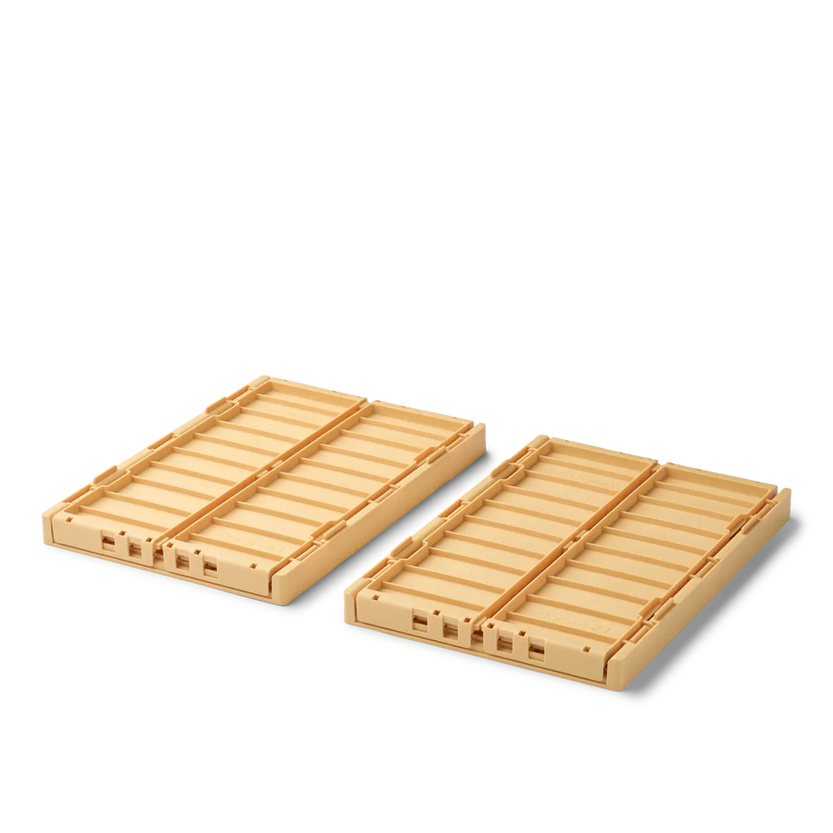 Liewood Weston Storage Box M 2-Pack | Lemon Yellow