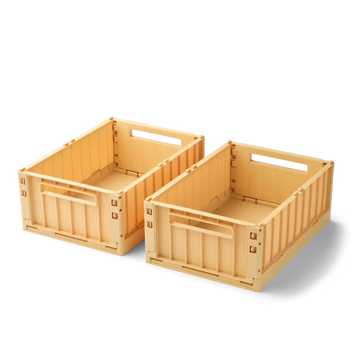 Liewood Weston Storage Box M 2-Pack | Lemon Yellow