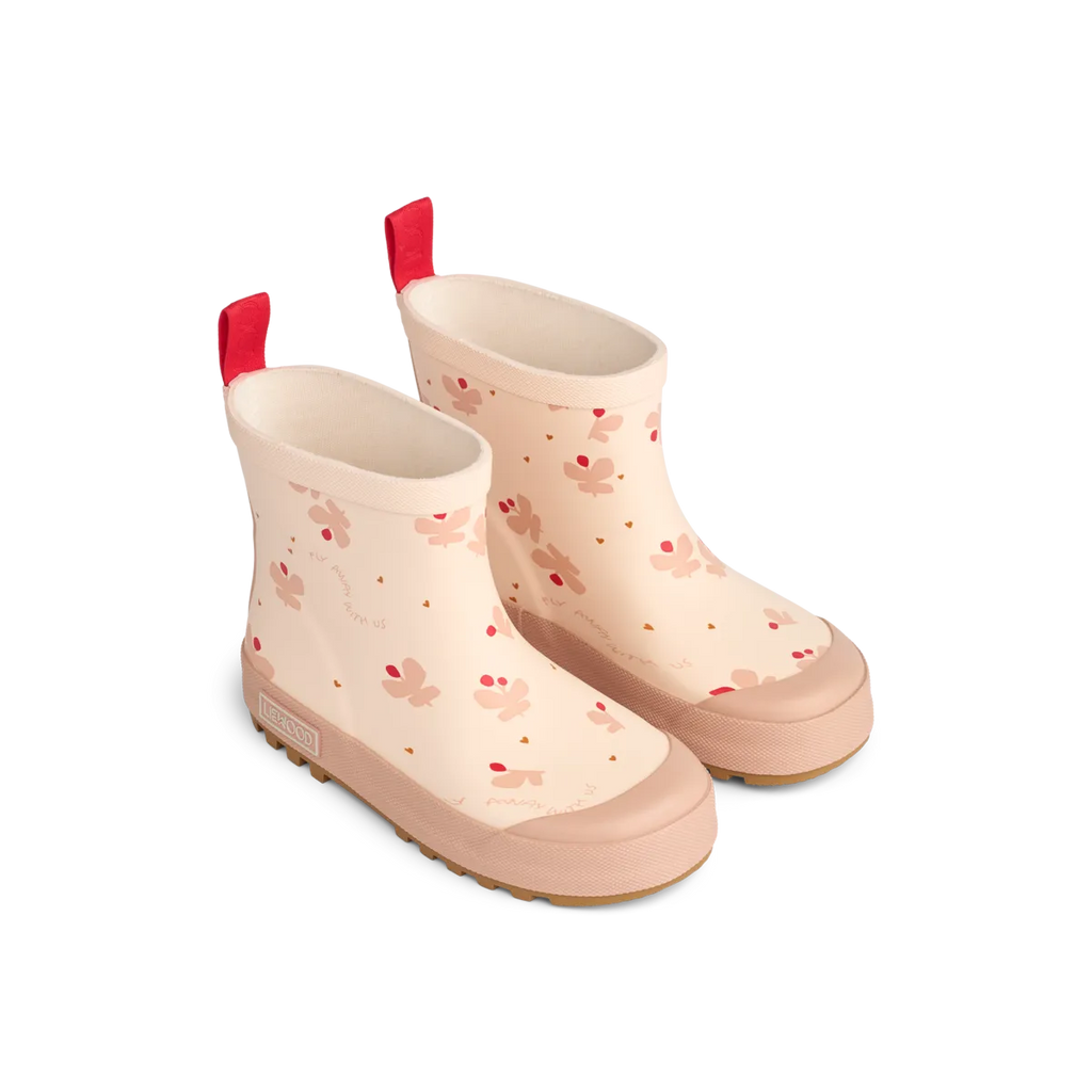 Liewood Tekla Regenlaarzen | Mini Butterfly / Apple Blossom