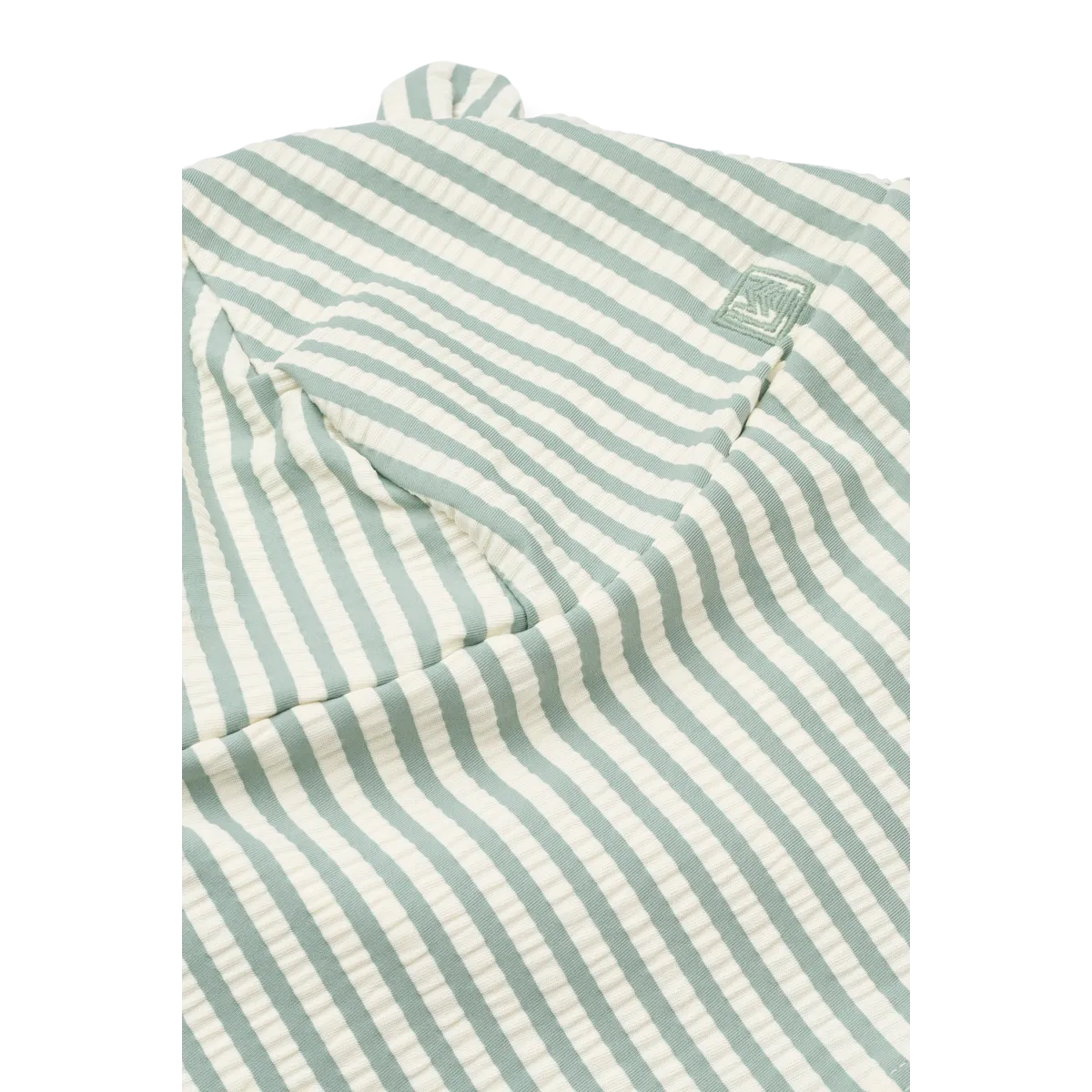 Liewood Senia Seersucker UV Zonnehoedje Met Oortjes | Peppermint / Sandy