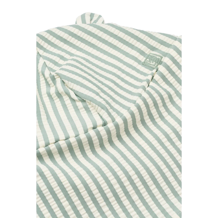 Liewood Senia Seersucker UV Zonnehoedje Met Oortjes | Peppermint / Sandy