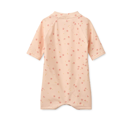 Liewood Thor Baby Swim UV Jumpsuit | Mini Butterfly / Apple Blossom