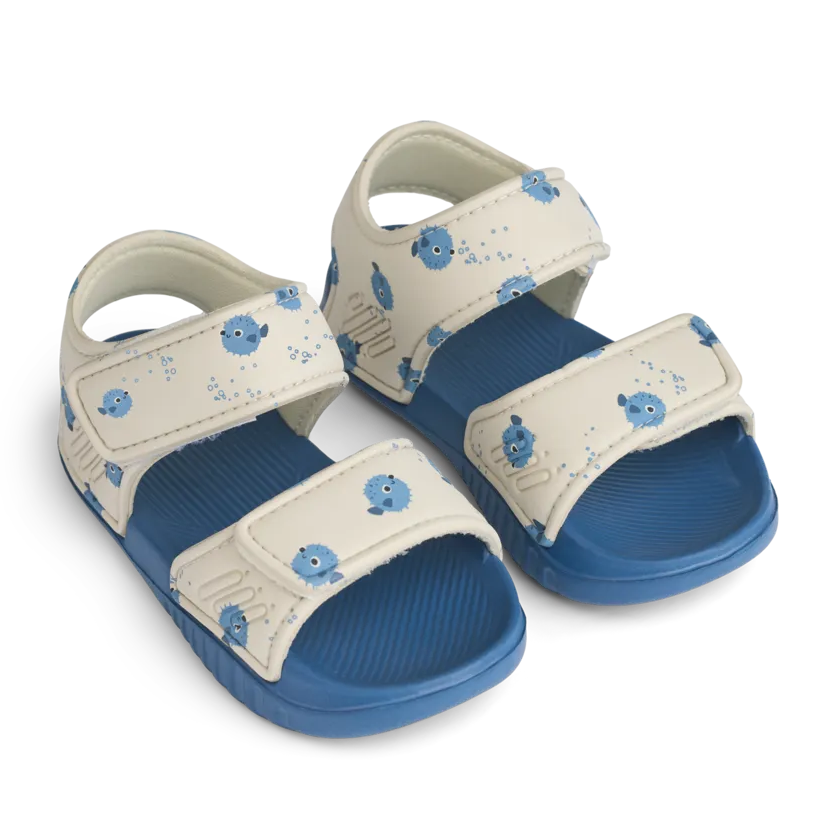 Liewood Blumer Sandalen | Pufferfish / Sandy