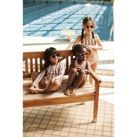 * Liewood Belle Bikini | Coral Blush / Creme de la Creme Stripe
