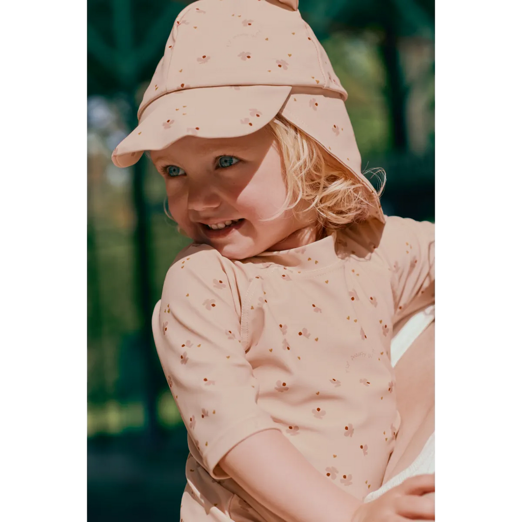 Liewood Senia UV Zonnehoedje Met Oortjes | Mini Butterfly | Apple Blossom