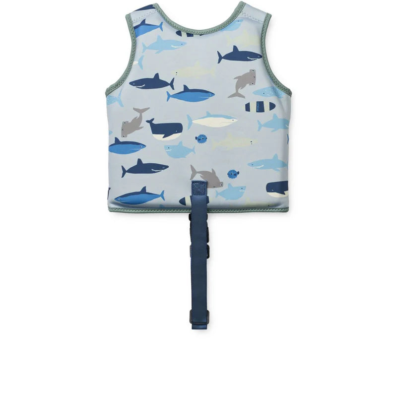 Liewood Dove Zwemvest | Shark / Dove Blue