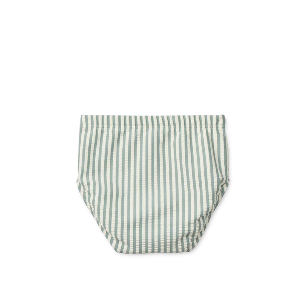 Liewood Anthony Baby Seersucker Zwembroek | Peppermint / Sandy