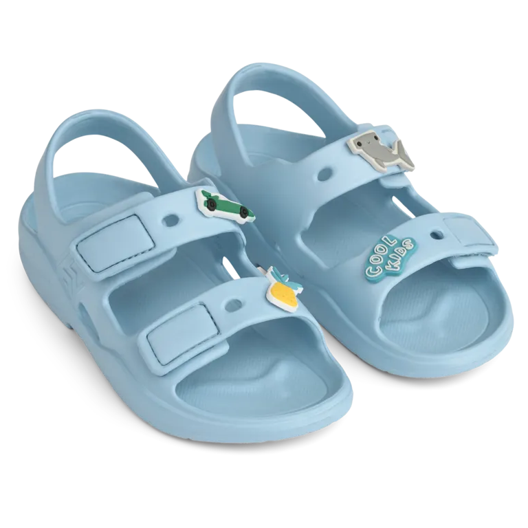 Liewood Lilo Sandalen Met Charms | Beach Blue