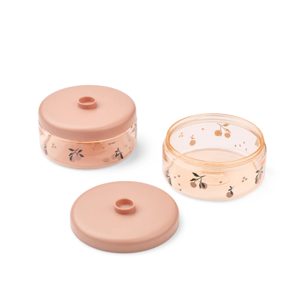 Liewood Dominique Food Tritan Boxes 500 ml 2pcs | Peach / Sea Shell