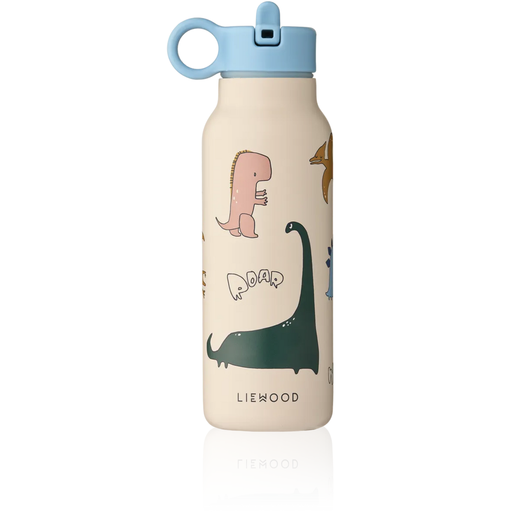 Liewood Falk Drinkfles 350ml | Butterfly / Dino roar / Sandy