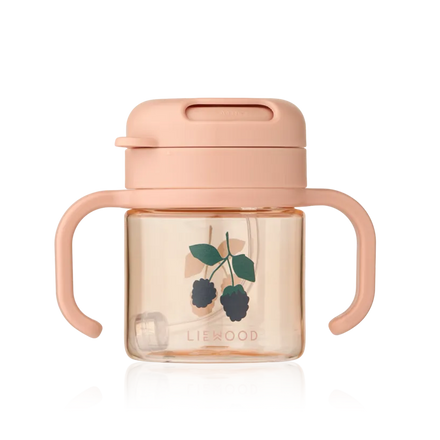 Liewood Kai Oefen Drinkbeker Met Rietje | Berry / Pale Tuscany