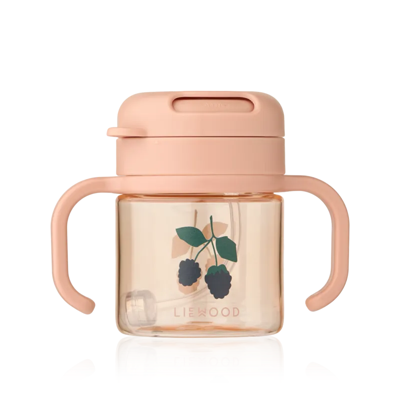 Liewood Kai Oefen Drinkbeker Met Rietje | Berry / Pale Tuscany