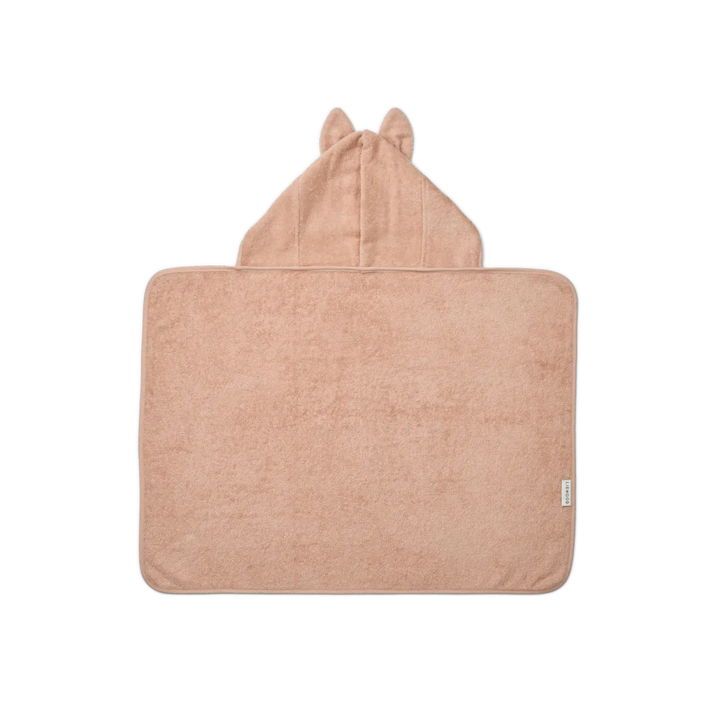* Liewood Vilas Rabbit Baby Badcape | Pale Tuscany