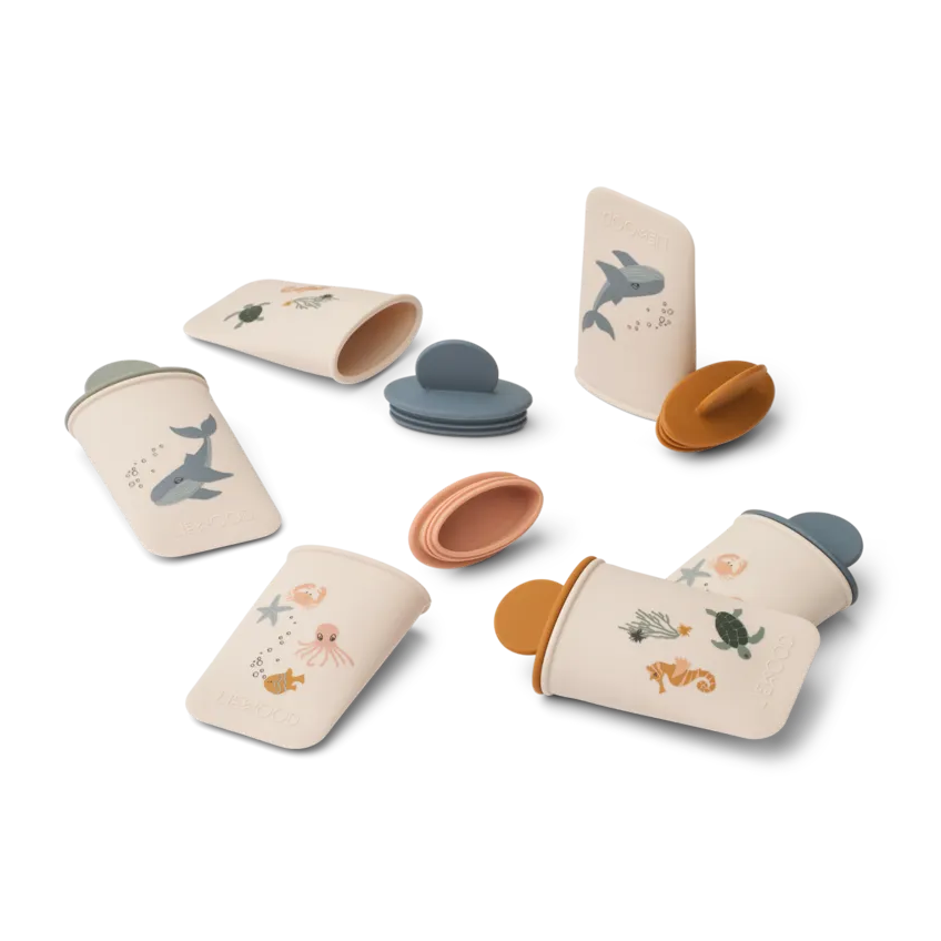 Liewood Malik Mini Ice Pops 6st | Sea Creature / Sandy