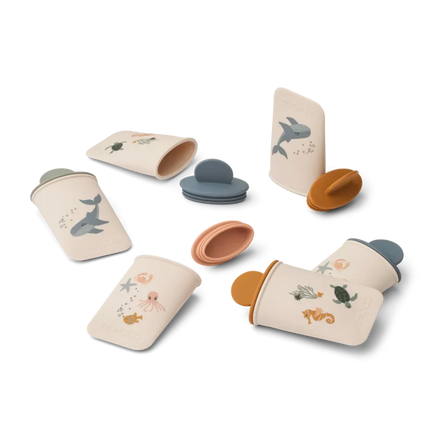 Liewood Malik Mini Ice Pops 6st | Sea Creature / Sandy