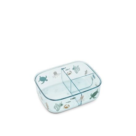 Liewood Arthur tritan lunchbox Sea Creature Sandy met siliconen deksel