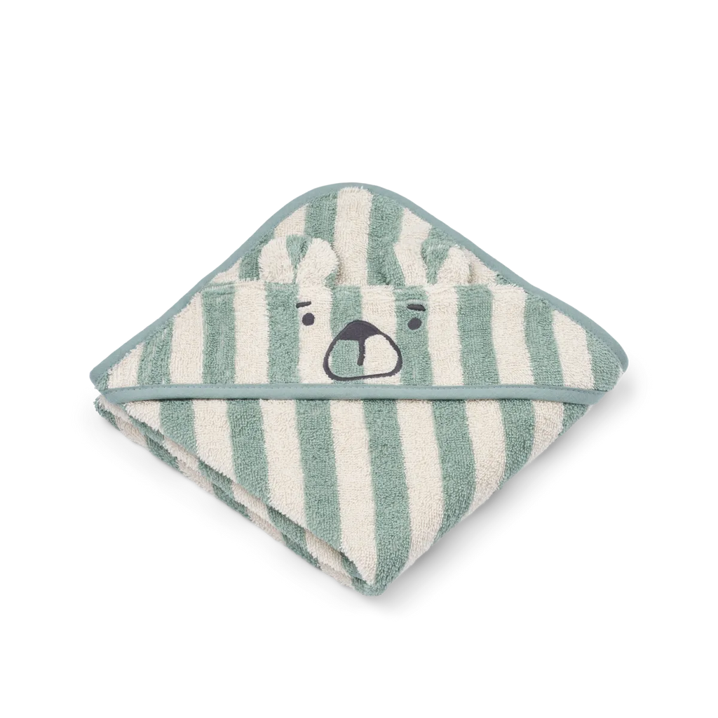 Liewood Albert Badcape | Peppermint / Creme de la Creme