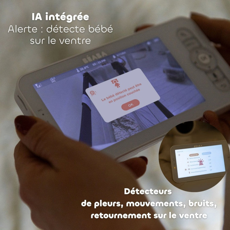 Béaba Babyfoon Video Zen Smart AI | Wit