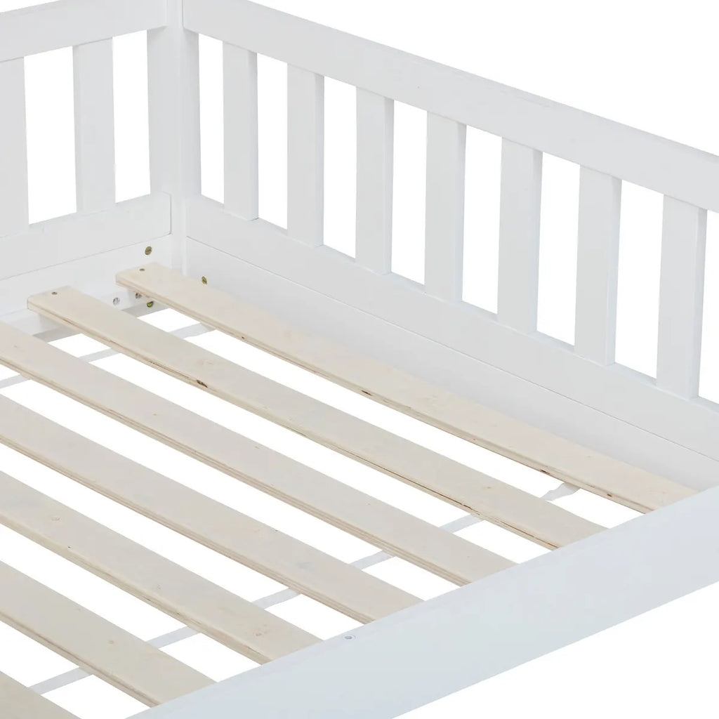 De Gele Flamingo Bedhuisje Brussels | Eénpersoons White 90x190cm - ENKEL OPHALEN IN MAGAZIJN