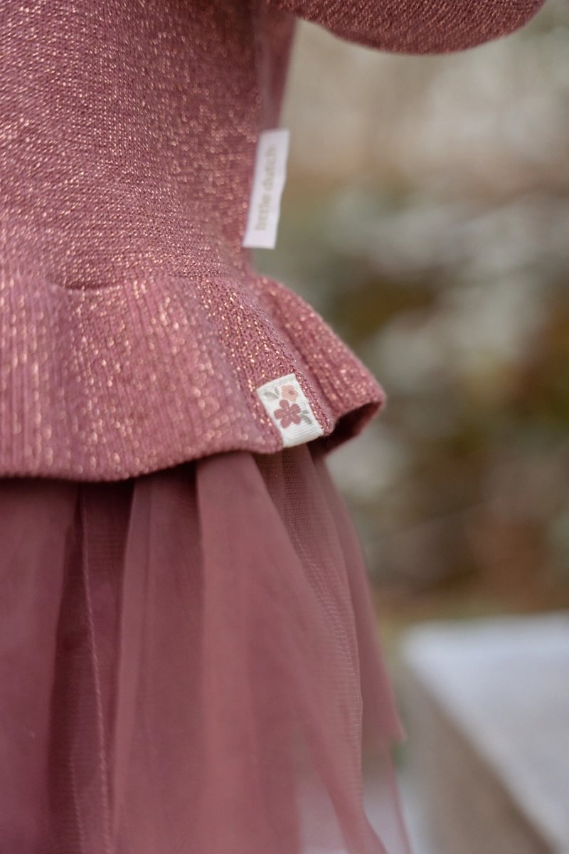 Little Dutch Gebreid Vest | Roze